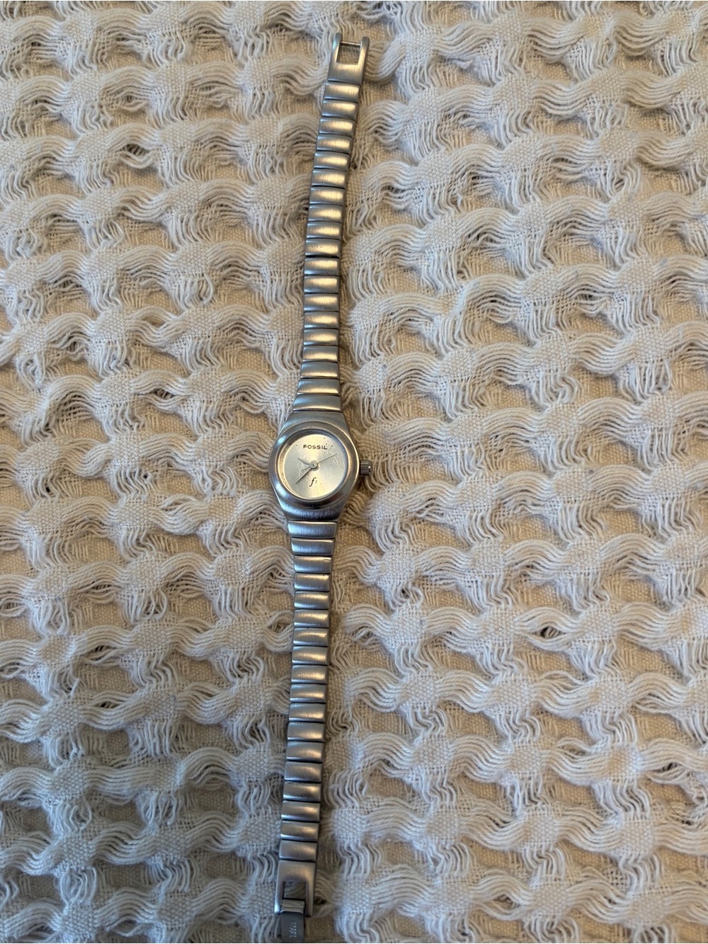 Fossil Watch Women Stainless Silver Steel 30m Water Resistant Battery Quartz - Picture 5 of 7